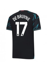 Manchester City Kevin De Bruyne #17 Voetbaltruitje 3e tenue 2023-24 Korte Mouw